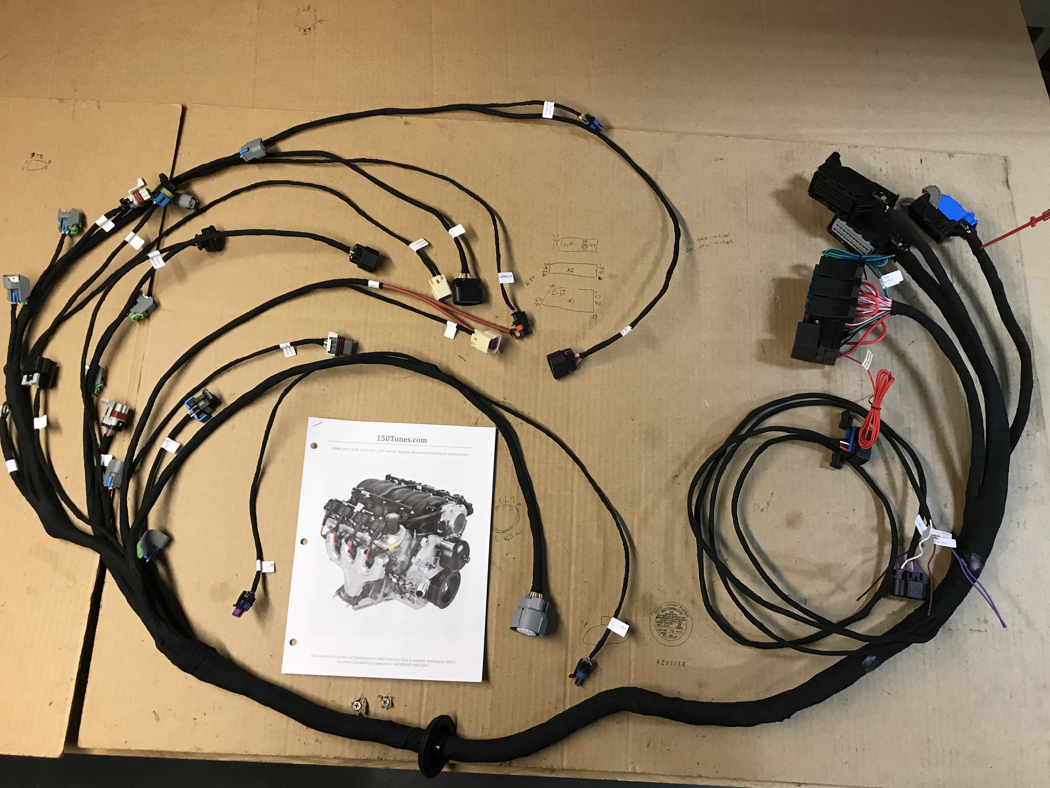 150Tunes.com | Standalone Wiring Harness | LS Wiring | LS ... 4l60e lock up wiring diagram 